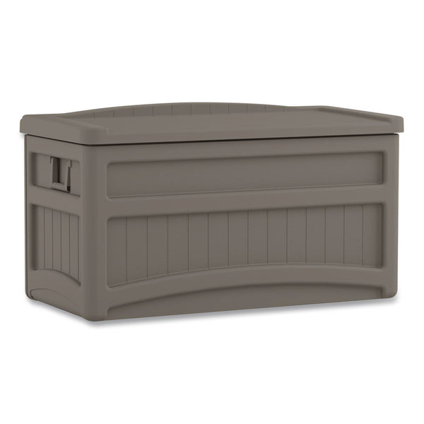 Suncast® Medium Deck Box, 73 gal, 46" x 23.75" x 25.5", Stoney (SUADB7500ST) Each