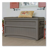 Suncast® Medium Deck Box, 73 gal, 46" x 23.75" x 25.5", Stoney (SUADB7500ST) Each