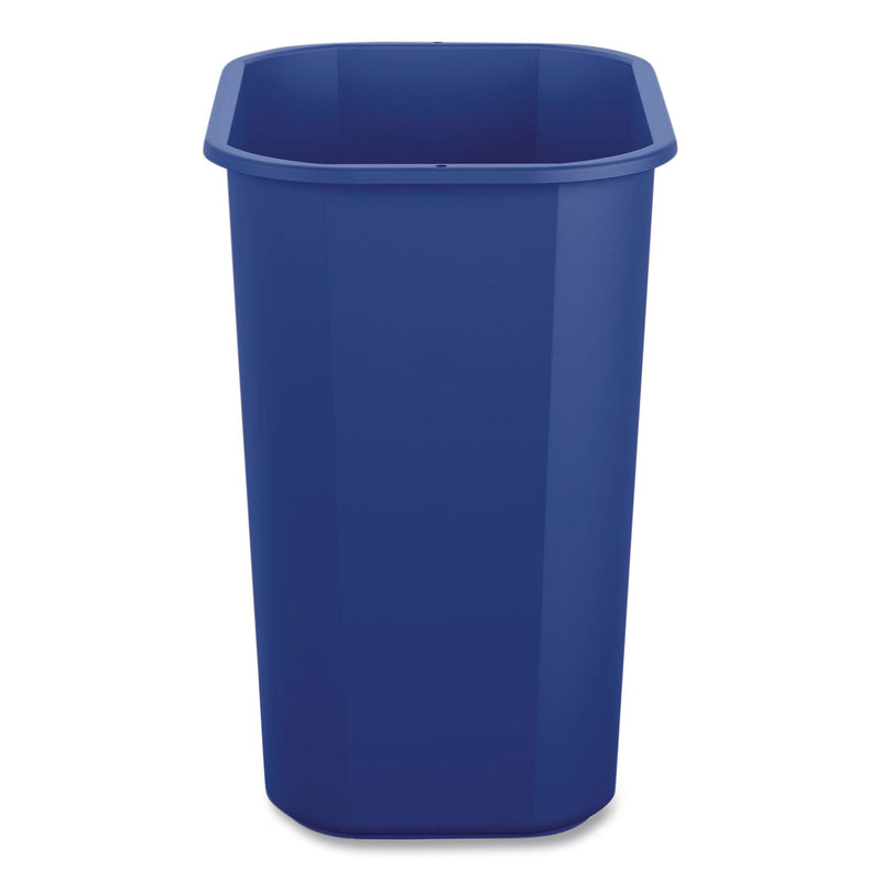 Boardwalk® Deskside Recycling Bin, 3 gal, Polypropylene, Blue (BWK12QTRECYCLEB) Each