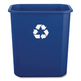 Boardwalk® Recycling Container, 7 gal, Polypropylene, Blue (BWK28QTRECYCLEB) Each