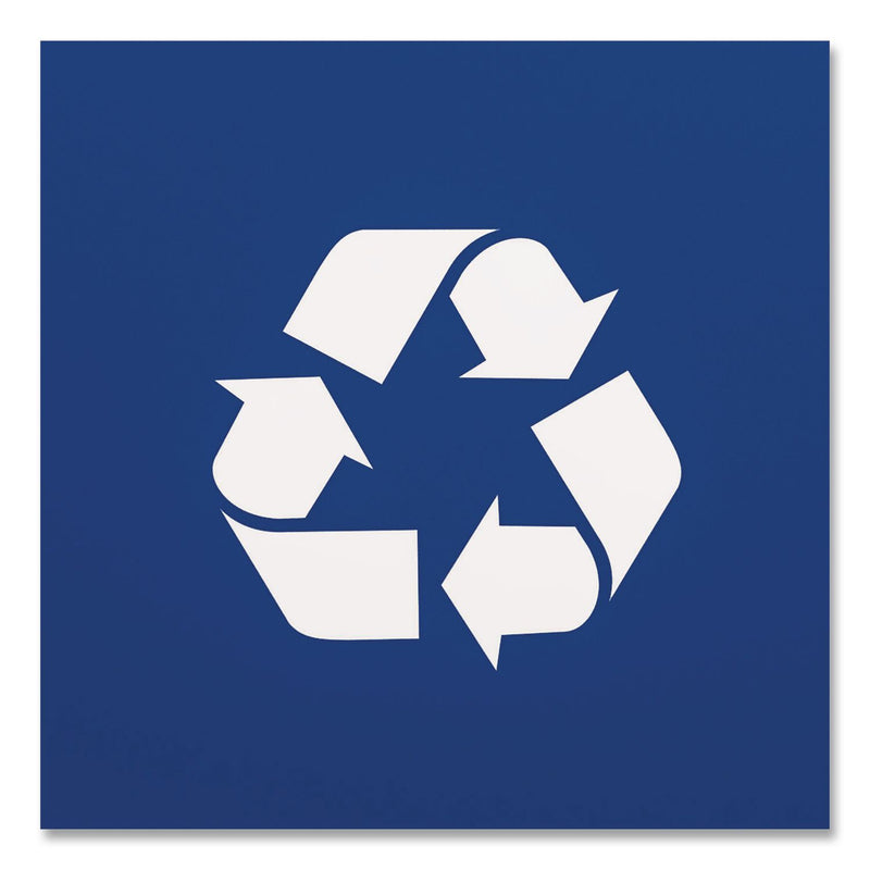 Boardwalk® Recycling Container, 7 gal, Polypropylene, Blue (BWK28QTRECYCLEB) Each