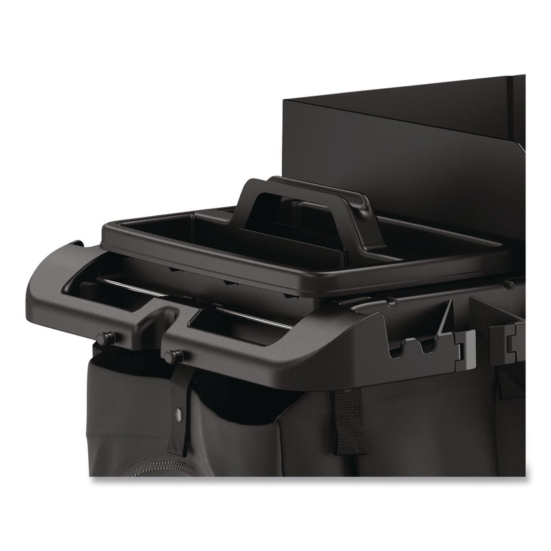 Suncast Commercial® Housekeeping Cart Carry Caddy Accessory, Polypropylene, Black (SUAHKCCADDYD) Each