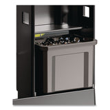 Suncast Commercial® Customizable Bin System for Utility Carts, 2 Large Bins, 4 Small Bins, Black (SUAPUCBIN6) Each