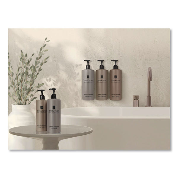 Diversified Hospitality Solutions Terra Pure Shampoo Air Pump, Green Tea Lemongrass Scent, 16.23 oz Bottle, 12/Carton (DHS458944) Case of 12