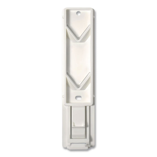 Diversified Hospitality Solutions Single EcoLux Air Dispenser Bracket, For Ecolux Air Pump Dispenser Bottles, 1.19 x 0.44 x 5.69, White, 24/Carton (DHS458883) Case of 24