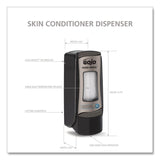 GOJO® HAND MEDIC ADX-7 Dispenser, 685 mL Refills, 3.94 x 3.67 x 9.79, Black, 6/Carton (GOJ878206CT) Case of 6
