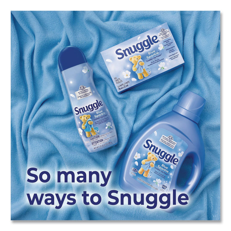 Snuggle® Blue Sparkle Cuddle-Up Fresh Liquid Fabric Conditioner, 66 oz Bottle, 6/Carton (DIA47452) Case of 6