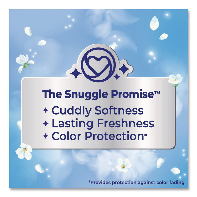 Snuggle® Blue Sparkle Cuddle-Up Fresh Liquid Fabric Conditioner, 66 oz Bottle, 6/Carton (DIA47452) Case of 6