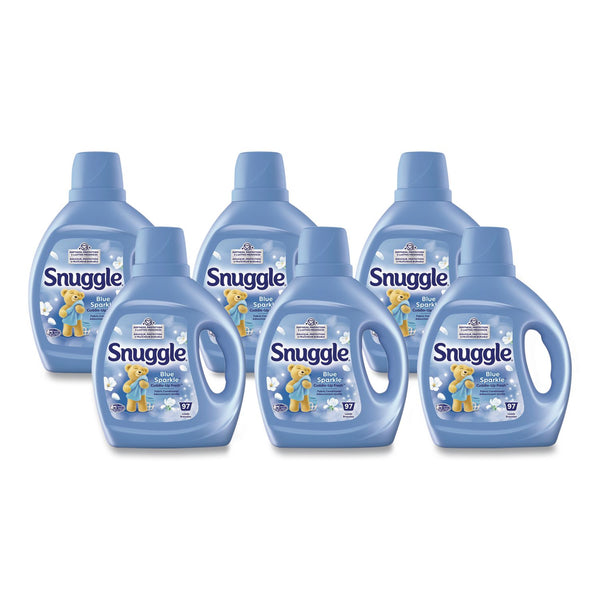 Snuggle® Blue Sparkle Cuddle-Up Fresh Liquid Fabric Conditioner, 66 oz Bottle, 6/Carton (DIA47452) Case of 6
