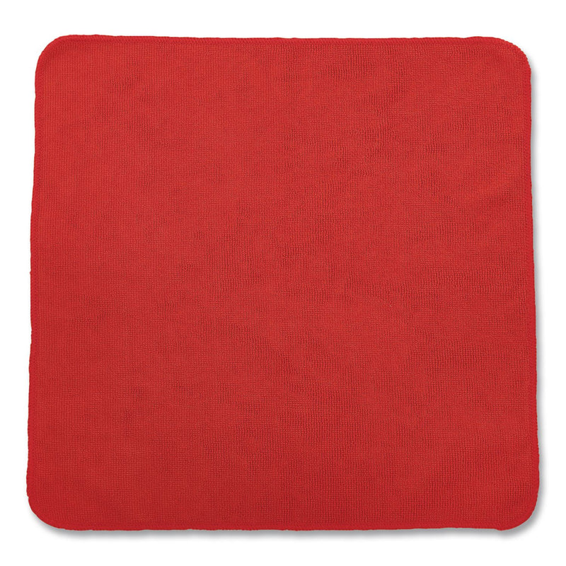 Rubbermaid Microfiber Cleaning Cloths, 12 x 12, Red, 24/Pack (RCP1820577) Pack of 24