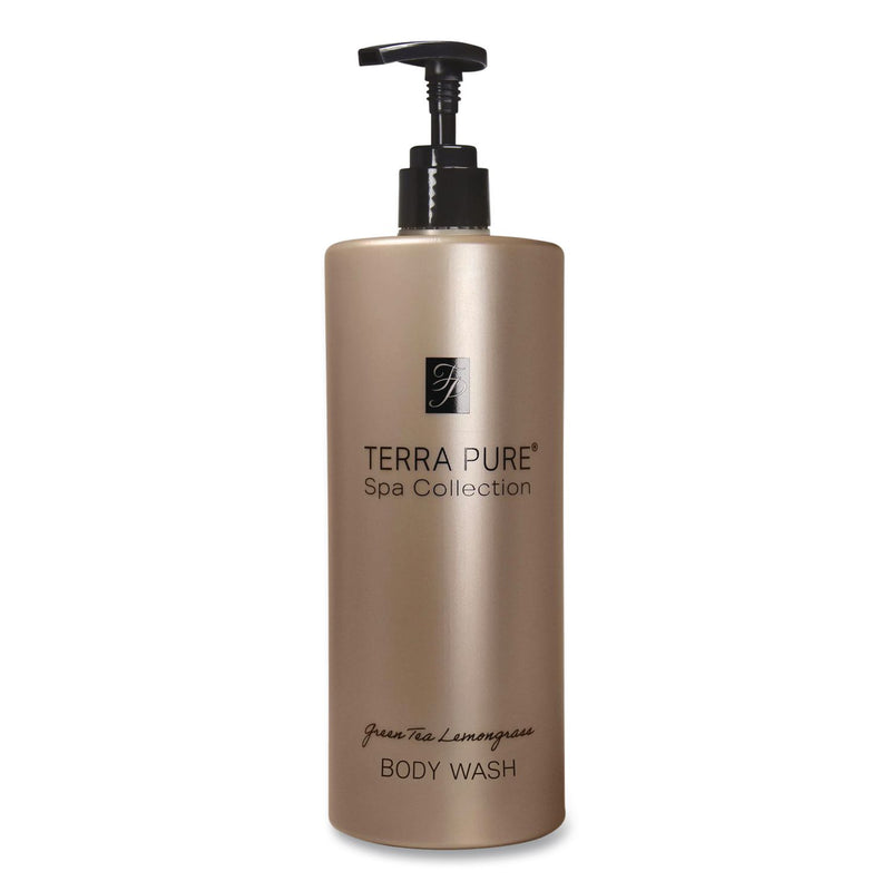 Diversified Hospitality Solutions Terra Pure Body Wash Air Pump, Green Tea Lemongrass, 16.23 oz Bottle, 12/Carton (DHS458968) Case of 12
