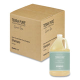 Diversified Hospitality Solutions Terra Pure Shampoo Gallon, Green Tea Lemongrass Scent, 1 gal Bottle, 4/Carton (DHS002287) Case of 4