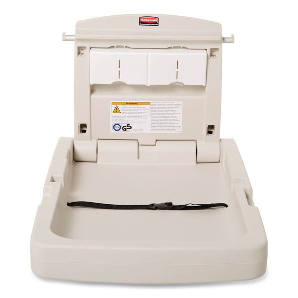 Rubbermaid® Commercial Baby Changing Station Vertical, 34.1 x 23, Light Platinum (RCPFG781988LPLA) Each
