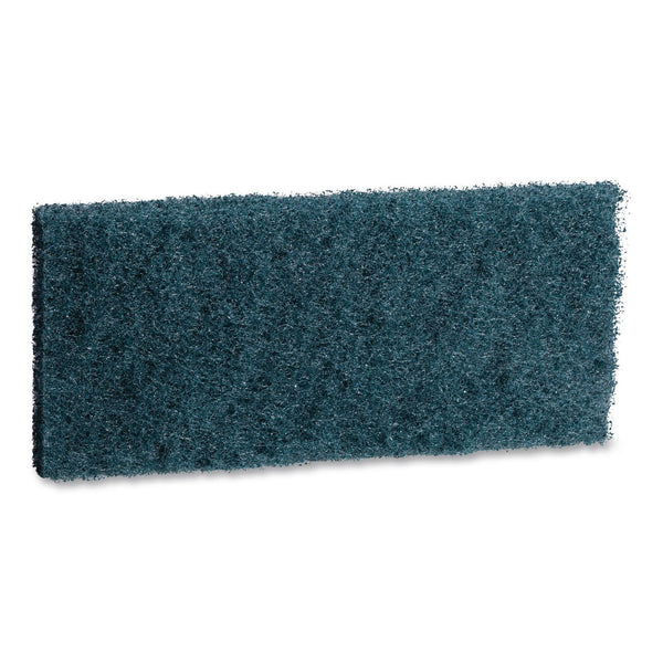 Boardwalk® Medium-Duty Scrub Pad, 4.62 x 10, Blue, 10/Carton (BWK402B) Case of 10