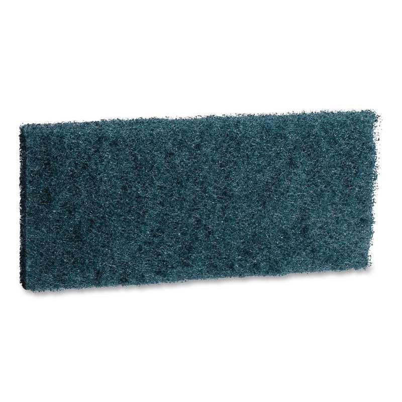Boardwalk® Medium-Duty Scrub Pad, 4.62 x 10, Blue, 10/Carton (BWK402B) Case of 10