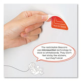 Rocketbook Beacons Smart Stickers for Whiteboards, Reusable Triangles, 2.5" x 2.5", Fluorescent Orange, 4/Pack (RKBBEAB4K) Pack of 4