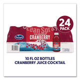 Ocean Spray® Cranberry Juice Cocktail, Cranberry, 10 oz Bottle, 24/Carton (GRR22002661) Case of 24