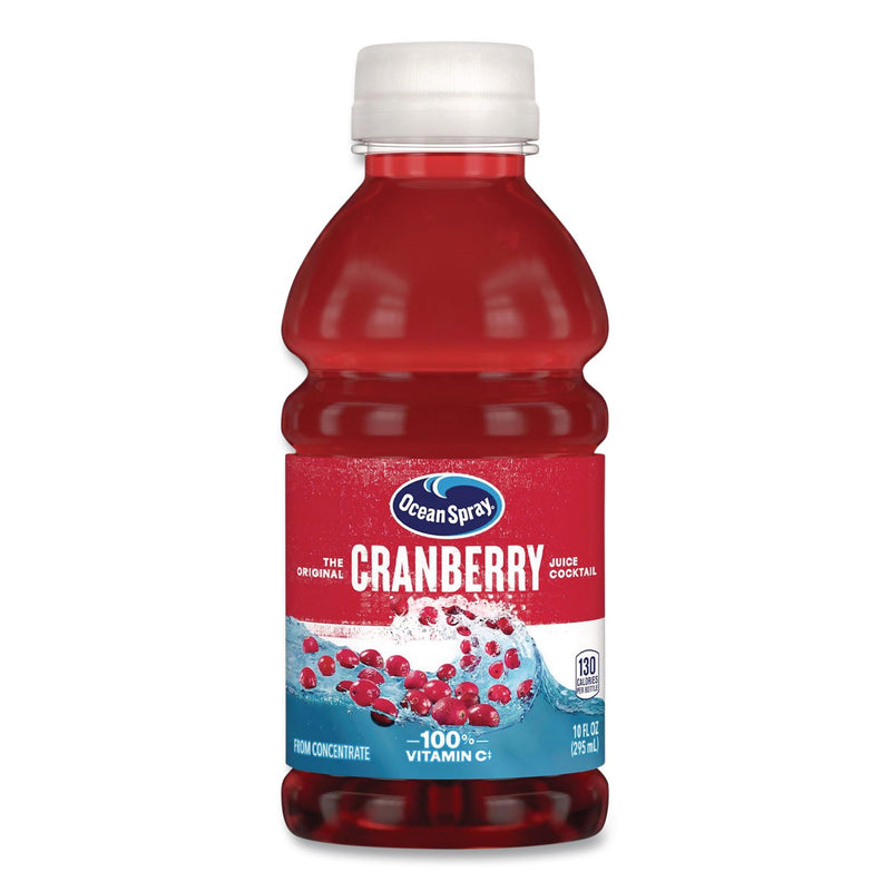 Ocean Spray® Cranberry Juice Cocktail, Cranberry, 10 oz Bottle, 24/Carton (GRR22002661) Case of 24