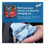 Scott® Shop Towels Original, 1-Ply, 9 x 12, Unscented, Blue, 200/Box (KCM75190BX) Box of 200