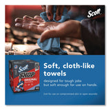 Scott® Shop Towels Original, 1-Ply, 9 x 12, Unscented, Blue, 200/Box (KCM75190BX) Box of 200