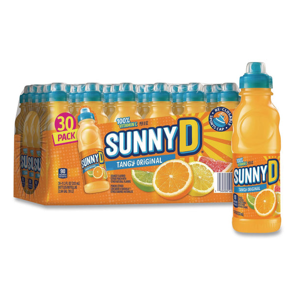 SUNNY D® Tangy Original Sport Bottle, Orange, 11.3 oz Bottle, 30/Carton (GRR22002659) Case of 30