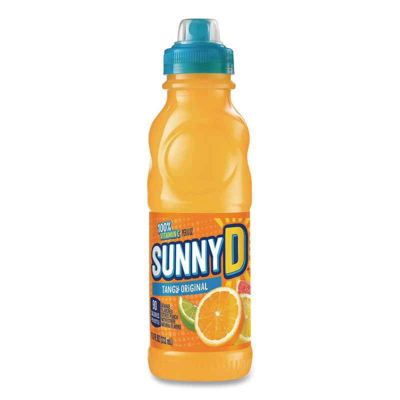 SUNNY D® Tangy Original Sport Bottle, Orange, 11.3 oz Bottle, 30/Carton (GRR22002659) Case of 30