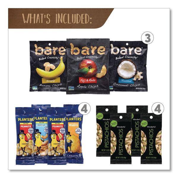 Snack Box Pros Fruits and Nuts Snack Box, 37 Assorted Snacks/Box (GRR70000155) Case of 37