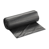 Inteplast Group High-Density Commercial Can Liners, 60 gal, 22 microns, 38" x 60", Black, 150/Carton (IBSS386022K)