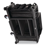 Rubbermaid® Commercial Fabric 9-Pocket Cart Organizer, 19.8 x 1.5 x 27.5, Black, 6/Carton (RCP2202582) Case of 6