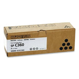 Ricoh® 408180 Toner, 1,500 Page Yield, Black (RIC408180) Each