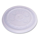 WinCup® Plastic Lids for Foam Cups and Bowls, Slotted, Fits 12 oz to 24 oz Cold Cups, Translucent, 1,000/Carton (WCP221935) Case of 1000