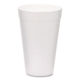WinCup® Foam Drink Cups, 16 oz, White, 500/Carton (WCP221974) Case of 500