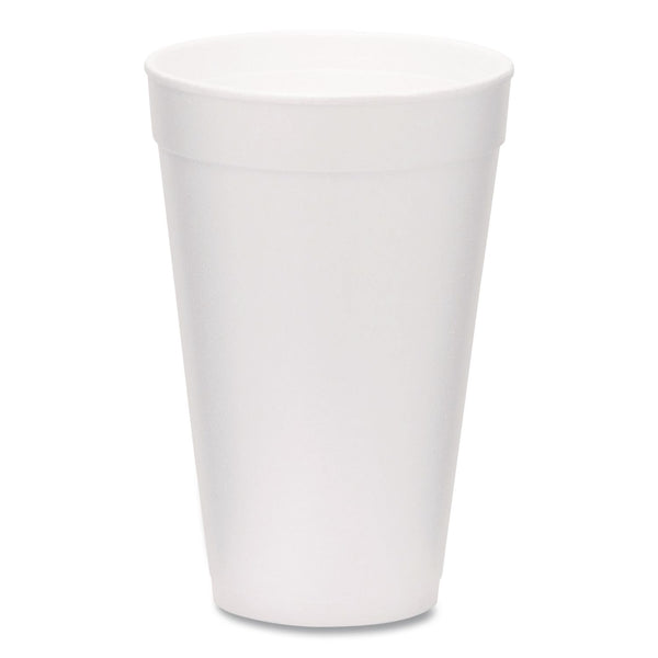 WinCup® Foam Drink Cups, 16 oz, White, 500/Carton (WCP221974) Case of 500