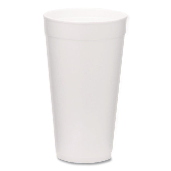 WinCup® Foam Drink Cups, 20 oz, White, 500/Carton (WCP221976) Case of 500