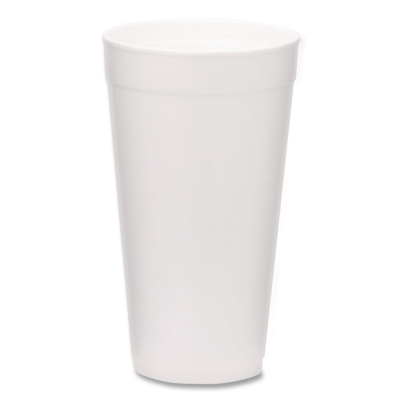 WinCup® Foam Drink Cups, 20 oz, White, 500/Carton (WCP221976) Case of 500
