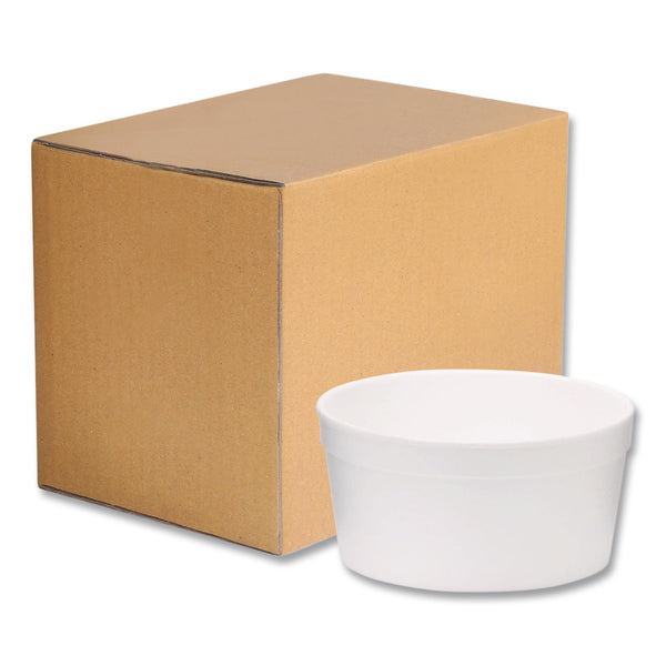 WinCup® Foam Bowls, Tall Style, 8 oz, White, 1,000/Carton (WCP221996) Case of 1000