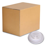 WinCup® Plastic Lids for Foam Cups and Bowls, Dome, Fits 12 oz to 24 oz Hot Cups, White, 1,000/Carton (WCP222061) Case of 1000