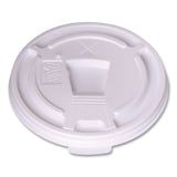 WinCup® Plastic Lids for Foam Cups and Bowls, Drink-Thru, Fits 10 oz Hot Cups, White, 1,000/Carton (WCP222064) Case of 1000