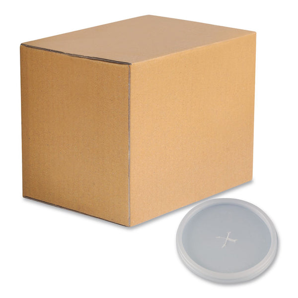 WinCup® Plastic Lids for Foam Cups and Bowls, Slotted, Fits 8 oz to 10 oz Hot Cup, Translucent, 1,000/Carton (WCP222077) Case of 1000