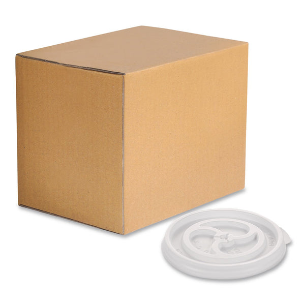 WinCup® Plastic Lids for Foam Cups and Bowls, Slotted, Fits 8 oz to 10 oz Hot Cup, White, 1,000/Carton (WCP222078) Case of 1000