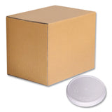 WinCup® Plastic Lids for Foam Cups and Bowls, Fits 8 oz to 16 oz Cups/5 oz to 10 oz Bowls, White, 500/Carton (WCP222086) Case of 500