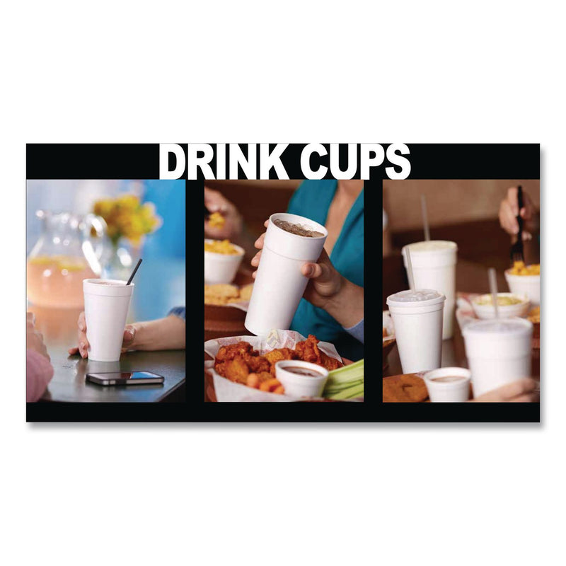 WinCup® Foam Drink Cups, 6 oz, White, 1,000/Carton (WCP221965) Case of 1000