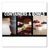 WinCup® Foam Bowls, Squat Style, 12 oz, White, 1,000/Carton (WCP221992) Case of 1000