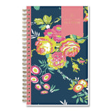 Blue Sky® Day Designer Peyton Create-Your-Own Cover Weekly/Monthly Planner, Floral Artwork, 8 x 5, Navy Cover, 12-Month (Jan-Dec): 2026 (BLS103620) Each