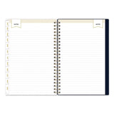 Blue Sky® Day Designer Peyton Create-Your-Own Cover Weekly/Monthly Planner, Floral Artwork, 8 x 5, Navy Cover, 12-Month (Jan-Dec): 2026 (BLS103620) Each