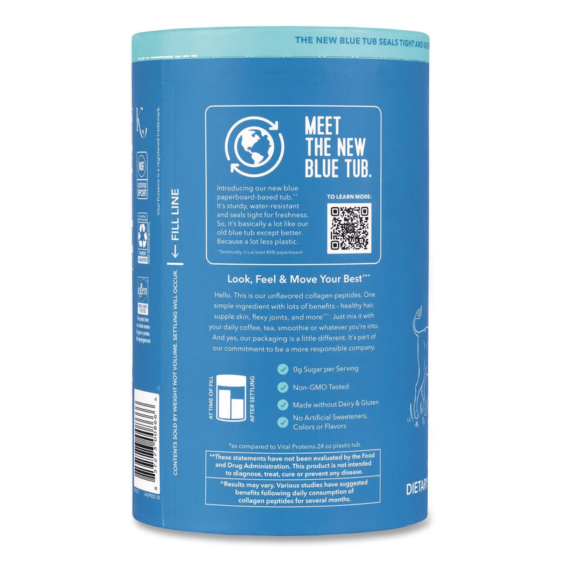 VITAL PROTEINS® Collagen Peptides Unflavored Powder, Unflavored, 24 oz Bottle (GRR22002620) Each