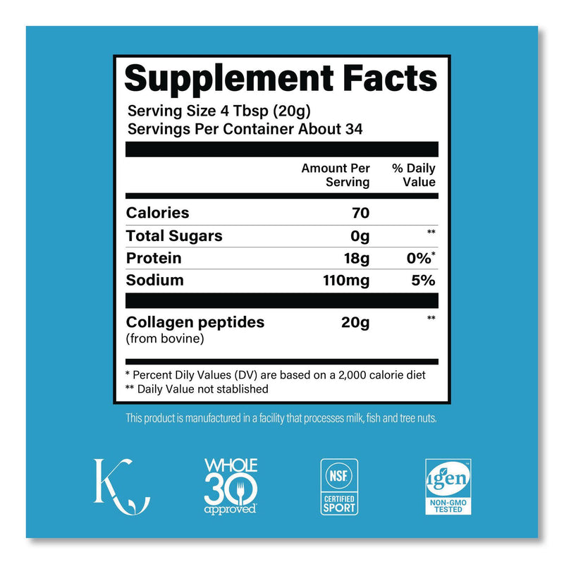 VITAL PROTEINS® Collagen Peptides Unflavored Powder, Unflavored, 24 oz Bottle (GRR22002620) Each