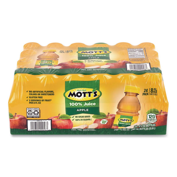 Mott's® 100% Original Apple Juice, Apple, 8 oz Bottle, 24/Carton (GRR22002660) Case of 24