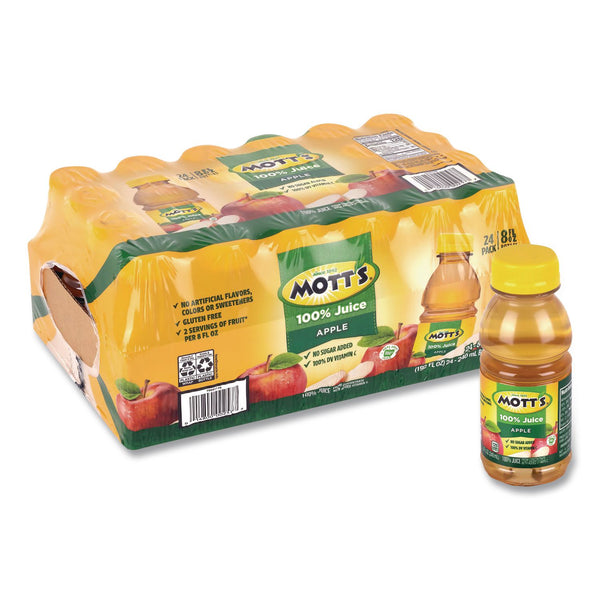 Mott's® 100% Original Apple Juice, Apple, 8 oz Bottle, 24/Carton (GRR22002660) Case of 24