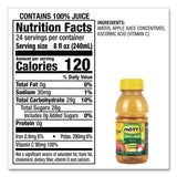 Mott's® 100% Original Apple Juice, Apple, 8 oz Bottle, 24/Carton (GRR22002660) Case of 24